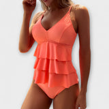 Elegantný tvarujúci tankini Élise
