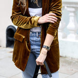 Larue | Dámsky sametový blazer