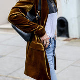 Larue | Dámsky sametový blazer