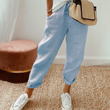 Elegant Cotton Trousers