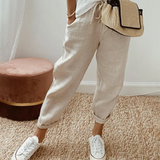 Elegant Cotton Trousers