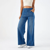 PANTS WITH COMFORTABLE ELASTIC WAISTBAND