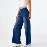 PANTS WITH COMFORTABLE ELASTIC WAISTBAND