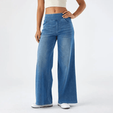 PANTS WITH COMFORTABLE ELASTIC WAISTBAND